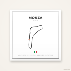 Circuit Monza tegeltje Grid Light | Italië