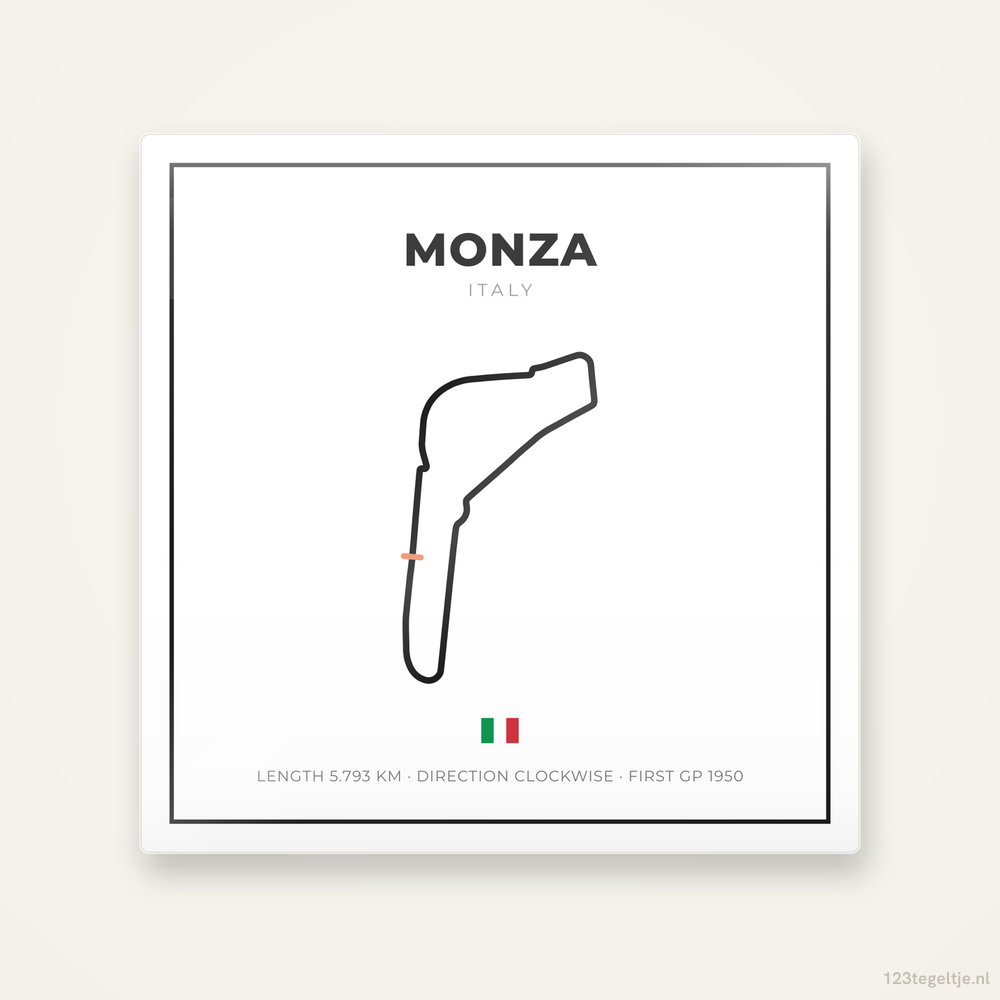 Circuit Monza tegeltje Grid Light | Italië