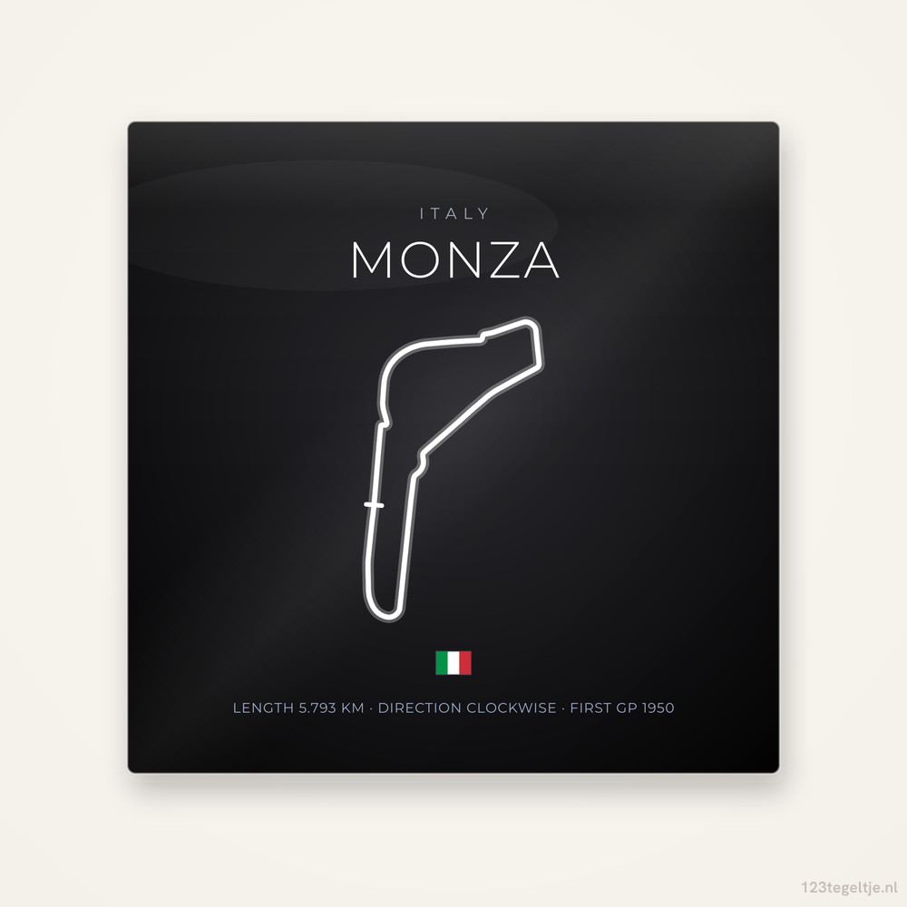 Circuit Monza tegeltje Night Apex | Italië