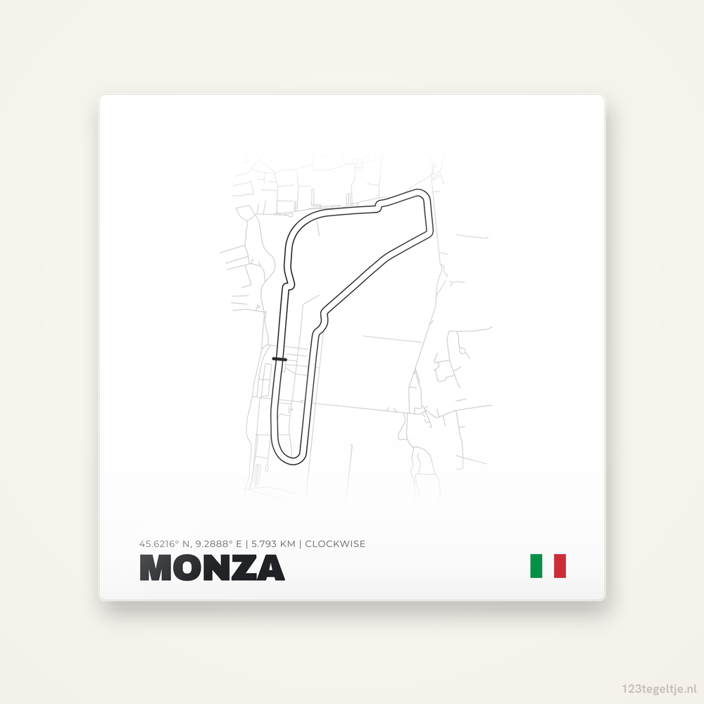 Circuit Monza tegeltje | Italië