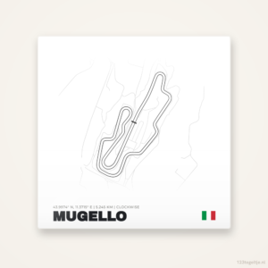 Circuit Mugello tegeltje | Italië
