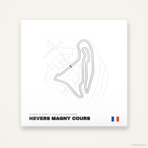 Circuit Nevers Magny Cours tegeltje | Frankrijk