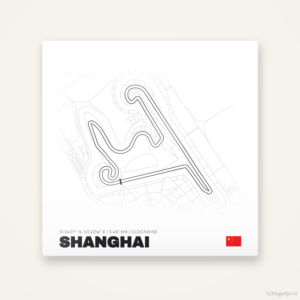 Circuit Shanghai tegeltje | China