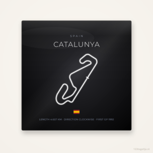 MotoGP circuit Catalunya tegeltje Night Apex | Spanje