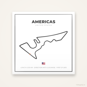 MotoGP circuit Americas tegeltje Grid Light | Verenigde Staten