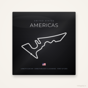 MotoGP circuit Americas tegeltje Night Apex | Verenigde Staten