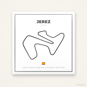 MotoGP circuit Jerez tegeltje Grid Light | Spanje