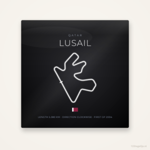MotoGP circuit Lusail tegeltje Night Apex | Qatar