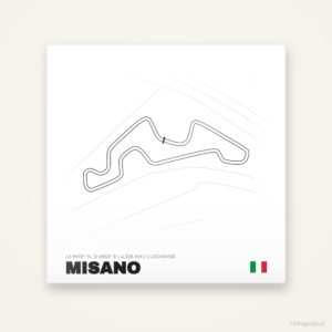 MotoGP circuit Misano tegeltje | Italie