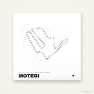 MotoGP circuit Motegi tegeltje | Japan
