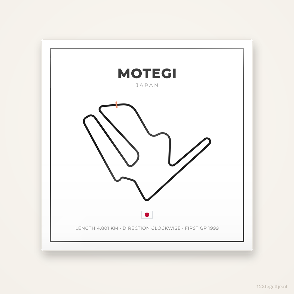 MotoGP circuit Motegi tegeltje Grid Light | Japan