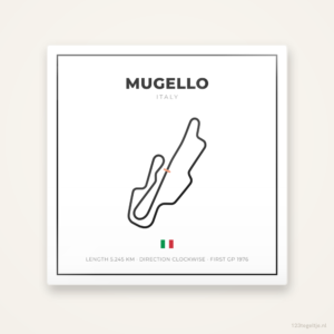 MotoGP circuit Mugello tegeltje Grid Light | Italie