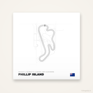 MotoGP circuit Phillip Island tegeltje | Australie