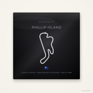 MotoGP circuit Phillip Island tegeltje Night Apex | Australie