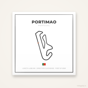 MotoGP circuit Portimao tegeltje Grid Light | Portugal