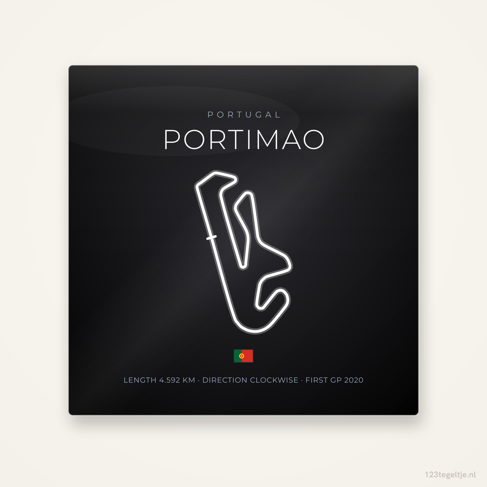 MotoGP circuit Portimao tegeltje Night Apex | Portugal