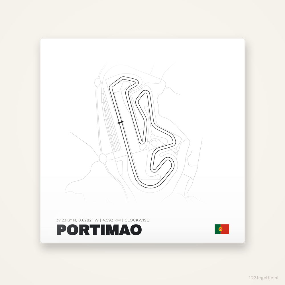 MotoGP circuit Portimao tegeltje | Portugal