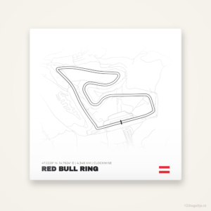 MotoGP circuit Red Bull Ring tegeltje | Oostenrijk