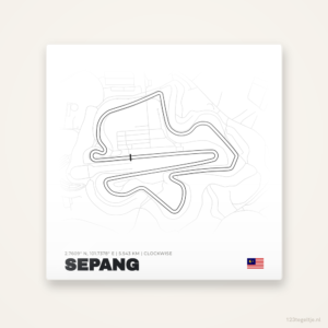 MotoGP circuit Sepang tegeltje | Maleisie