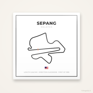 MotoGP circuit Sepang tegeltje Grid Light | Maleisie