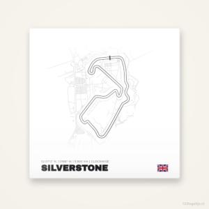 MotoGP circuit Silverstone tegeltje | Groot-Brittannie