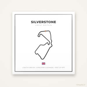 MotoGP circuit Silverstone tegeltje Grid Light | Groot-Brittannie