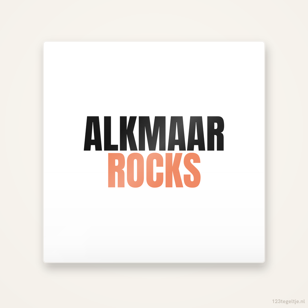 Tegeltje Alkmaar Rocks