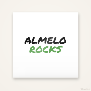 Tegeltje Almelo Rocks handletter