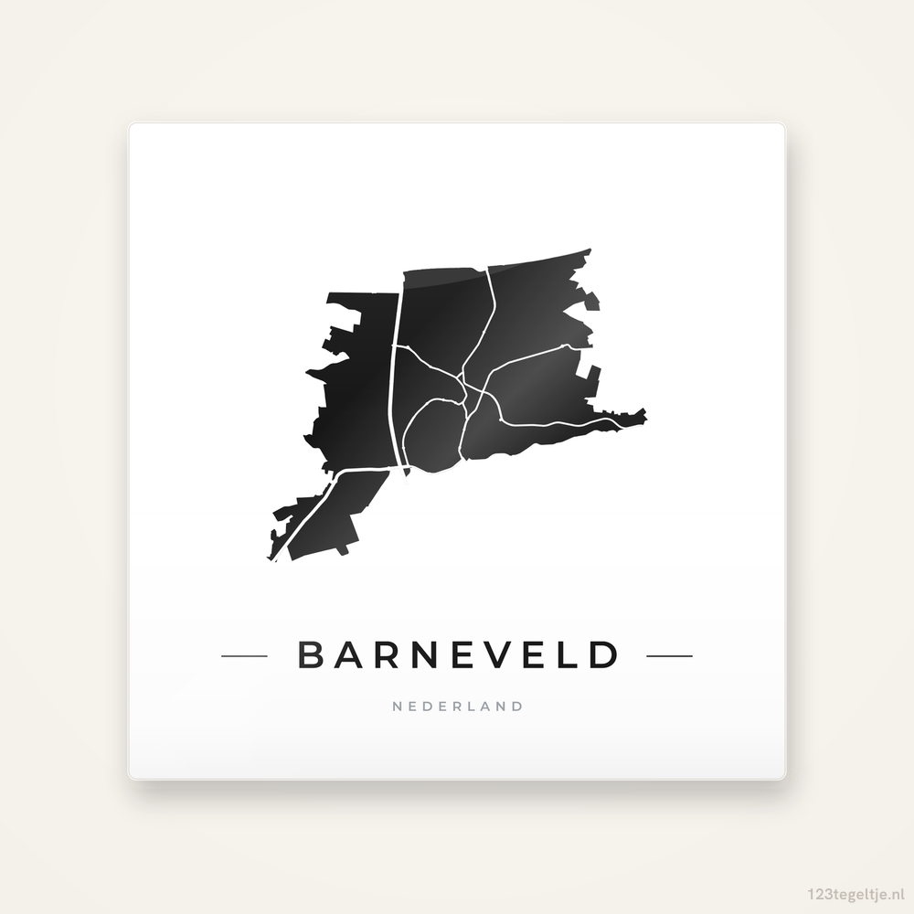Tegeltje Barneveld silhouet
