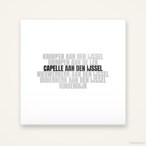 Tegeltje Capelle aan den IJssel en omgeving