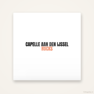 Tegeltje Capelle aan den IJssel Rocks
