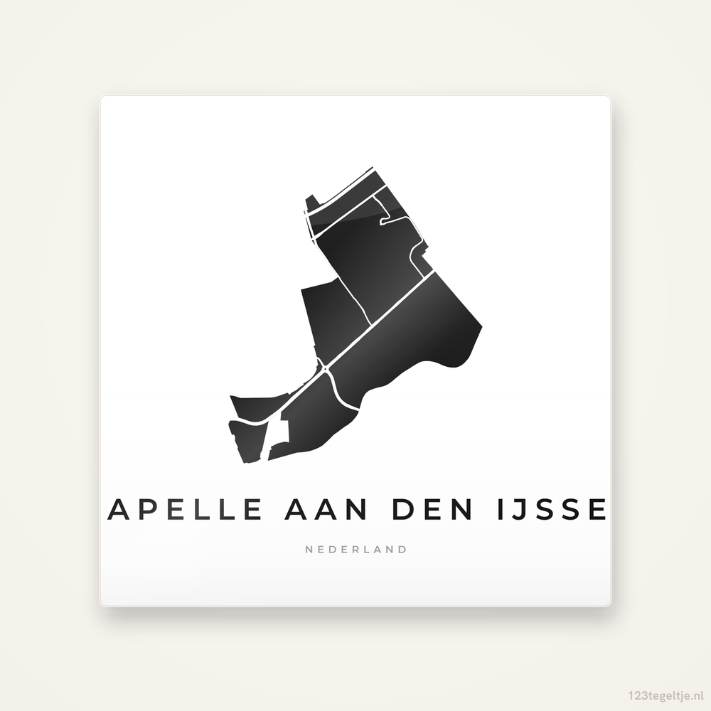 Tegeltje Capelle aan den IJssel silhouet