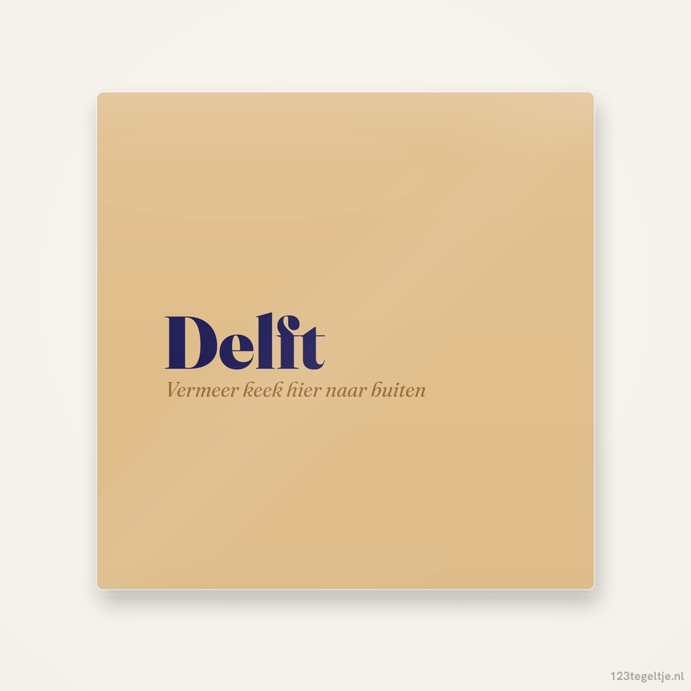 Delft, keramisch tegeltje 15 bij 15 cm