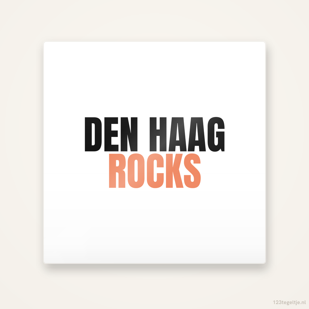 Tegeltje Den Haag Rocks