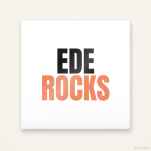 Tegeltje Ede Rocks