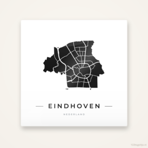 Tegeltje Eindhoven silhouet