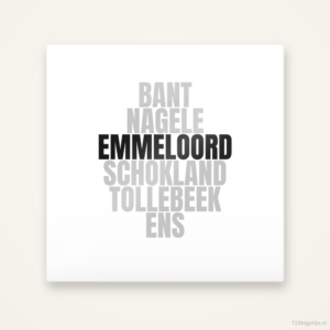Tegeltje Emmeloord en omgeving