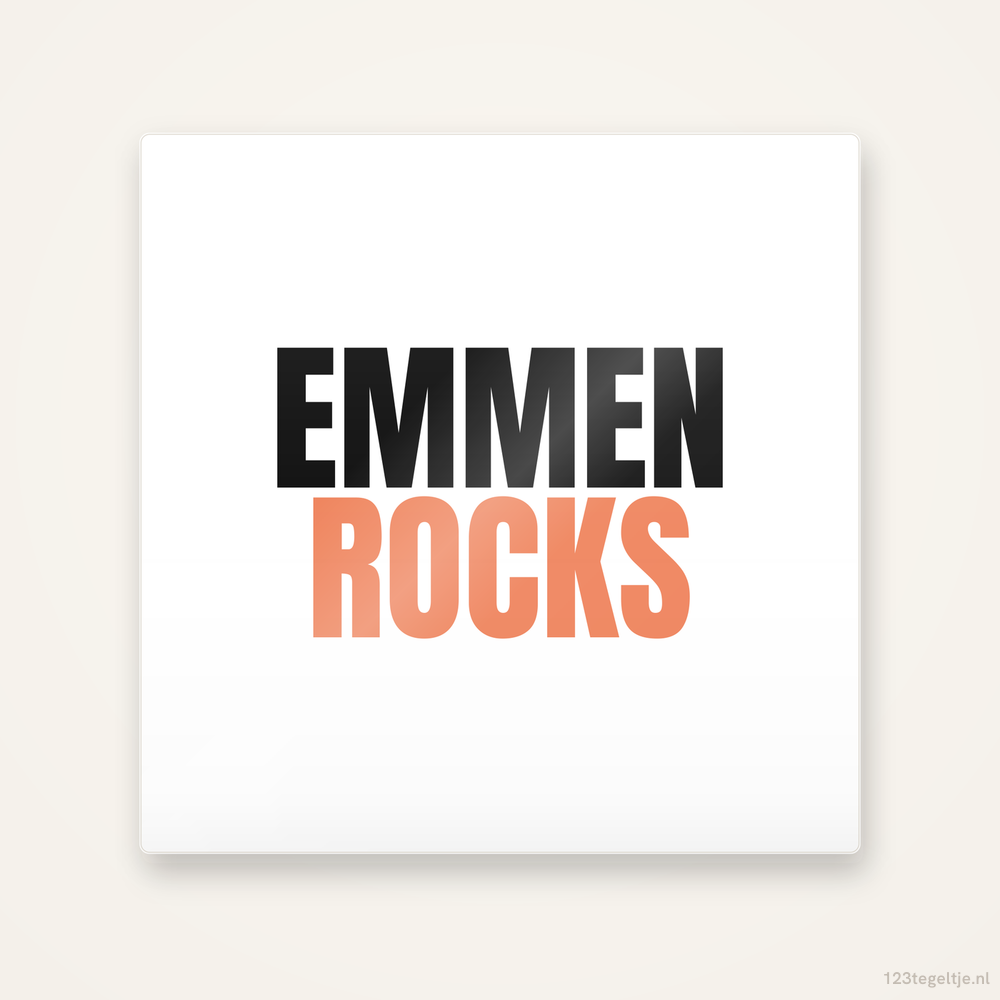 Tegeltje Emmen Rocks