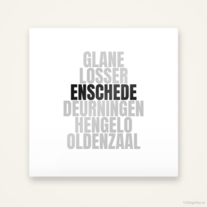 Tegeltje Enschede en omgeving