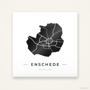 Tegeltje Enschede silhouet