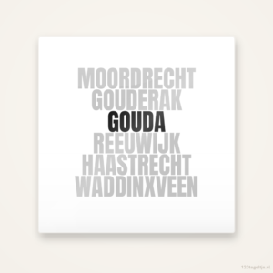 Tegeltje Gouda en omgeving