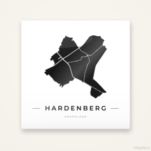 Tegeltje Hardenberg silhouet