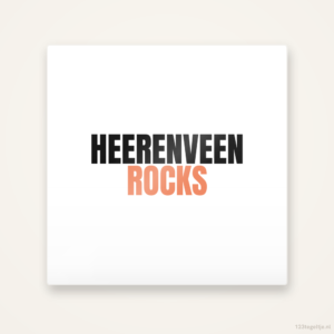 Tegeltje Heerenveen Rocks