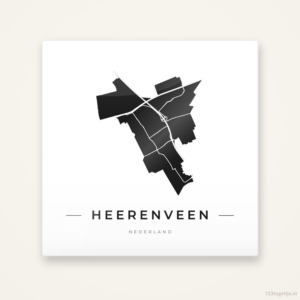 Tegeltje Heerenveen silhouet