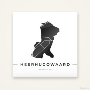 Tegeltje Heerhugowaard silhouet