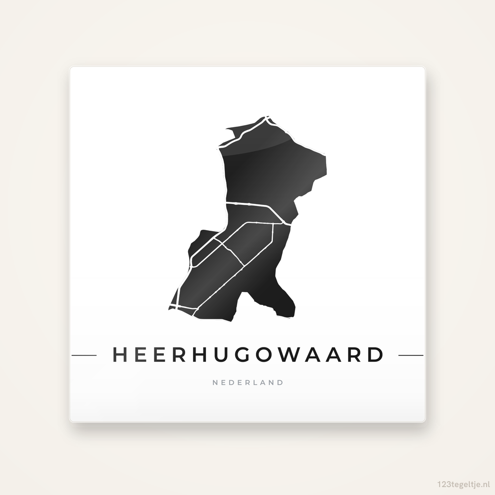 Tegeltje Heerhugowaard silhouet