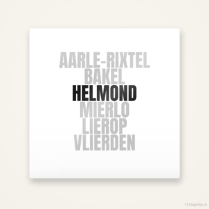 Tegeltje Helmond en omgeving