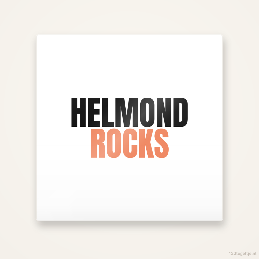 Tegeltje Helmond Rocks