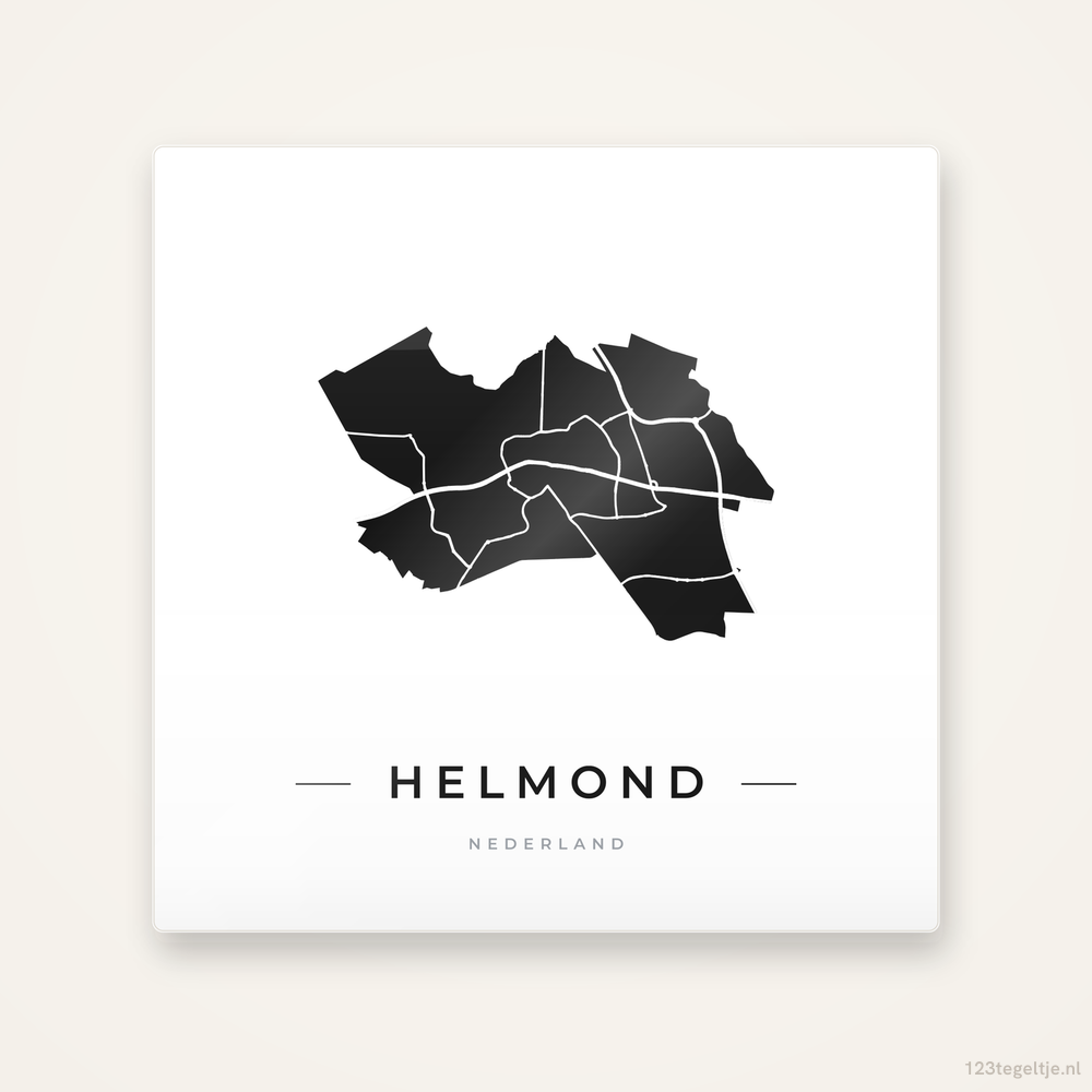 Tegeltje Helmond silhouet