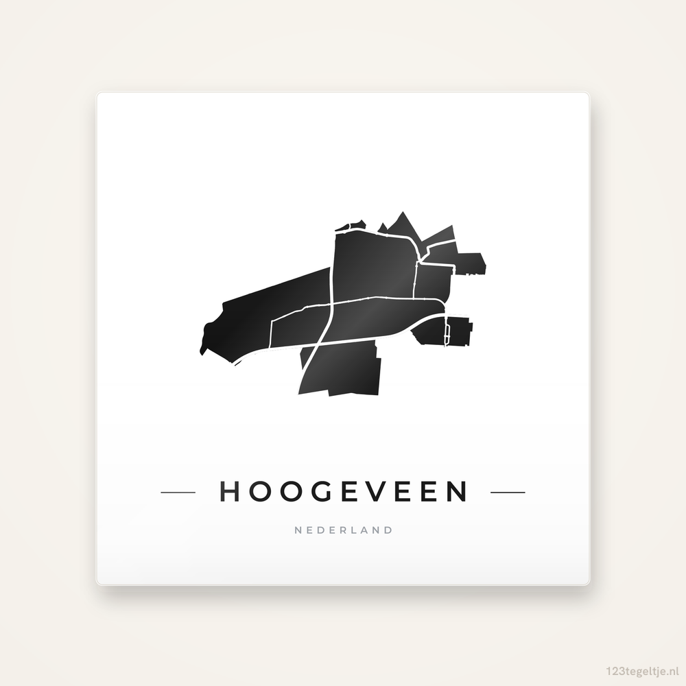 Tegeltje Hoogeveen silhouet